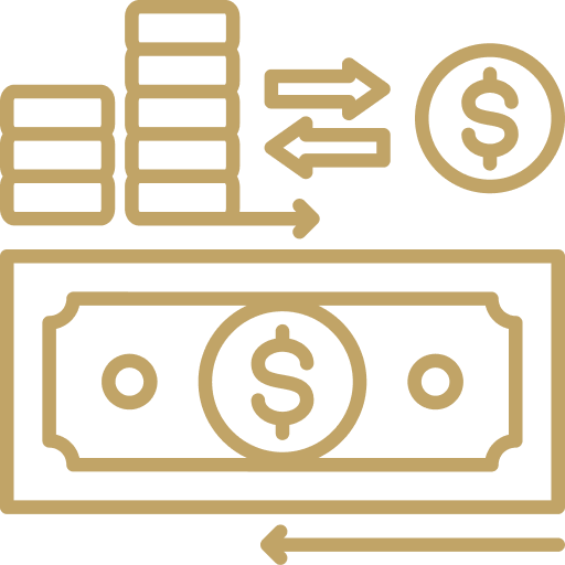 Improve cash flow icon